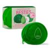 Beautyblender | Besties Bio Pure Blend & Cleanse 4-Piece Starter Set, Bio Pure Makeup Sponge + Solid Unscented Cleanser .558 oz + Silicone Scrub Mat + Travel Case, Made in USA, Vegan, Sustainable view 2