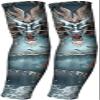 IPENNY Unisex Anti Slip Tattoo Sleeves UV Protection Arm Cover Temporary Sun Skin Protector for Men Women Cosplay Halloween Accessories view 1