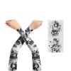 IPENNY Unisex Anti Slip Tattoo Sleeves UV Protection Arm Cover Temporary Sun Skin Protector for Men Women Cosplay Halloween Accessories view 2