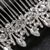 Xerling Women Hair Side Comb Rhinestones Bridal Hair Accessory Bride Wedding Headpiece Silver Crystal Decorative Hair Piece for Girls (Silver) view 3