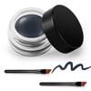 Erinde Dark Gray Gel Eyeliner Waterproof, Long Lasting Eyeliner Gel Pot, Intense Color Smudge-Proof Eye Liner Makeup, Matte Waterline Eye Liner with 2PCS Brushes, 08 Dark Gray view 1