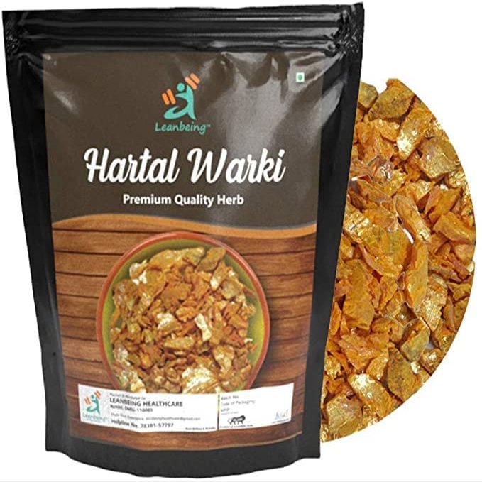 ROSEVILLA Leanbeing Hartal warqi 50grm | Hartal Warki | for Hair Removal, Ayurvedic and Unani Herbal Usage varki hartal