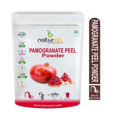 Veena Pack of 2 Pomegranate Peel Powder (Punica Granatum/Anar Peel Powder) | -100 GM X 2 = 200 GM By B Naturall