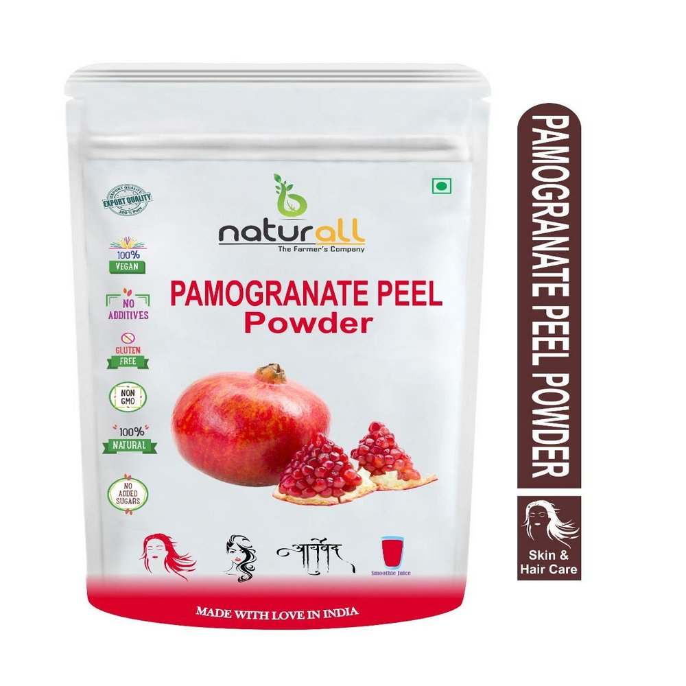 Veena Pack of 2 Pomegranate Peel Powder (Punica Granatum/Anar Peel Powder) | -100 GM X 2 = 200 GM By B Naturall