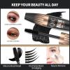 4D Silk Fiber Lash Mascara Waterproof Long Lasting Lengthening Mascara Black Volume and Length Natural Mascara Smudge Proof Mascara Make Voluminous Eyelashes Charming Eye Makeup view 3