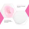 Large Fluffy Powder Puff Body Cosmetic Powder Pads Talcum Powder Puff Plush Loose Powder Pads with Short Handle for Face Body Makeup Blue Pink 4pcs view 4