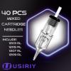 Tattoo Needles Cartridge Disposable Needles, Usiriy 40pcs Professional Tattoo Cartridge Needles Assorted Mixed 3RL 5RL 7RL 9RL Standard #12 Round Liner Needles Agujas De Tatuajes De Cartucho view 2