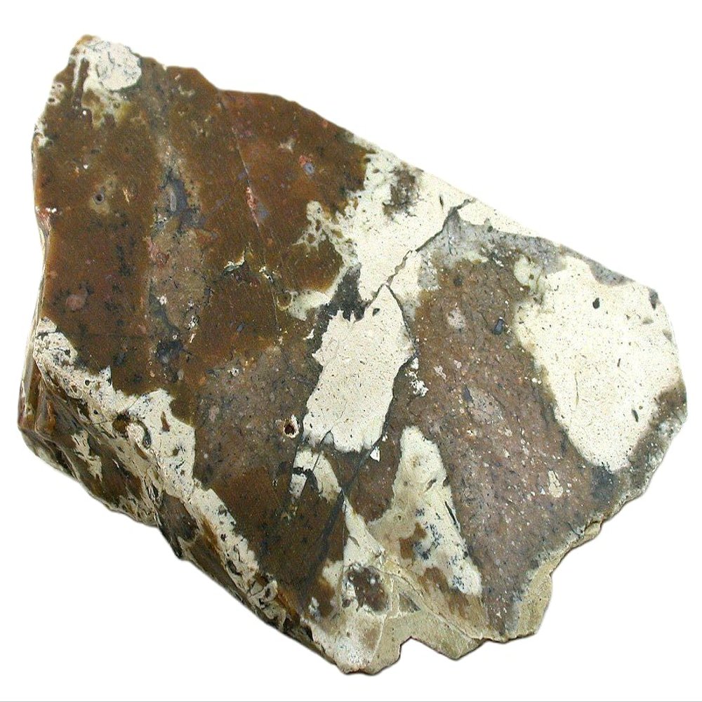 2 Lb 2.4 Ounce - 980 Gram Brown Cream Creme Dendridic Opal Cabochon Rough US89