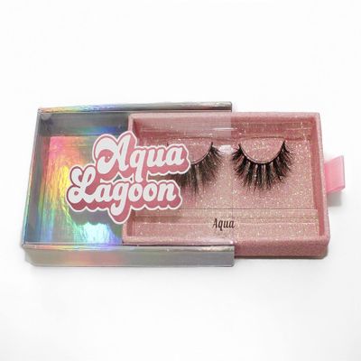 Aqua Lagoon Glam | Fluffy Lashes | Wispy Lashes | Natural Lashes | Mink Lashes (Aqua)