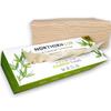 Northern Lux Disposable Bamboo Face Towels (80 Sheets) | Organic Biodegradable Dry Face Wipes | Strong, Soft, and Fragrance Free Bamboo for Makeup Removal Face Care | Disposable and Sustainable view 1
