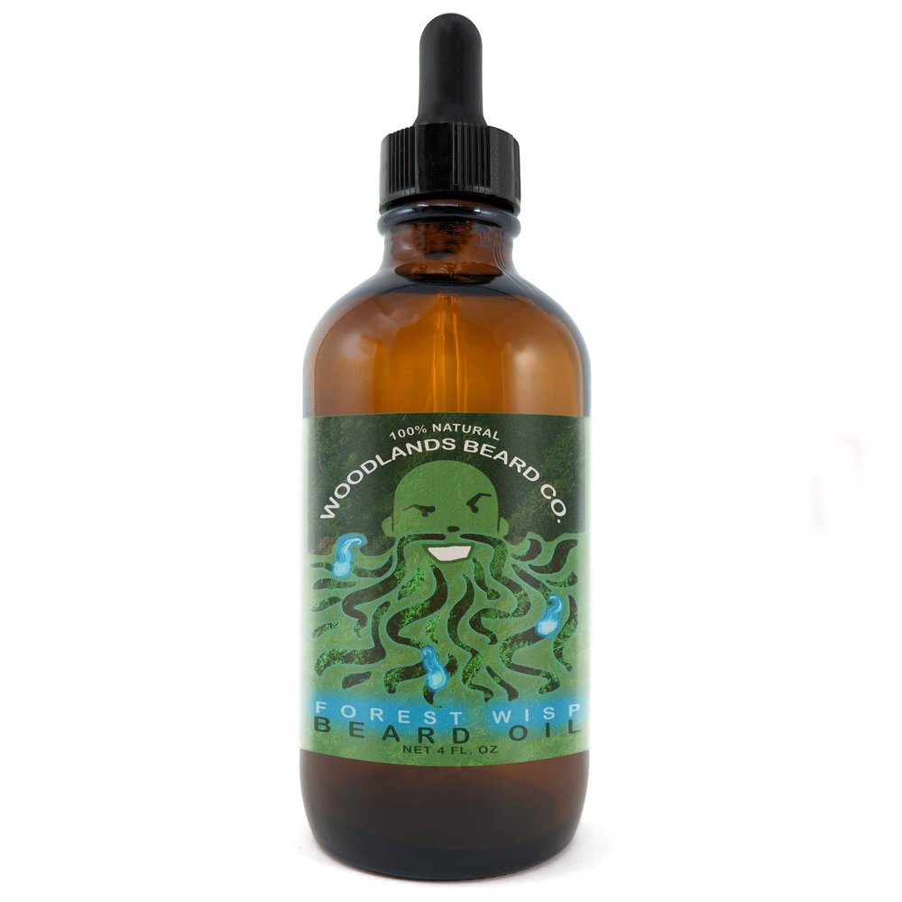 Forest Wisp Beard Oil - Cedarwood, Pine and Cypress Scent (4oz)
