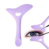 DogieLyn Silicone Winged Tip Reusable Smoky Eyeshadow Applicators Plate Cat Shape Eye liner Shadow Guide Template Multifunctional Lazy Quick Makeup Tool Eyebrow Pencil Eyeliner Stencils view 1