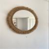 Handmade natural jute fringe mirror, wall decoration - Mirror Jute II view 3