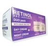 Delfanti-Milano  RETINOL PRO-ADVANCE  Anti-Aging DUO pack  Day + Night Creams  Face and Neck Moisturizers with Dead Sea Minerals and Vitamins E and B  Made in Italy view 4