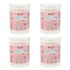 4 Boxes of Organic Cotton Swabs Round Spiral Head Qtip Swabs Cotton Double Tipped Paper Sticks Multipurpose Cotton Buds for Ear Nose Clean Tool view 1