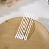 4 Boxes of Organic Cotton Swabs Round Spiral Head Qtip Swabs Cotton Double Tipped Paper Sticks Multipurpose Cotton Buds for Ear Nose Clean Tool view 3