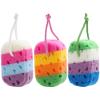 BTYMS 3 Pieces Exfoliating Bath Sponge Body Sponges Shower Loofah Soft Bathing Pouf Foam Lufa Body Scrubber view 1