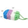 BTYMS 3 Pieces Exfoliating Bath Sponge Body Sponges Shower Loofah Soft Bathing Pouf Foam Lufa Body Scrubber view 2
