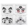 Bowitzki Halloween Face Jewels Festival Design Women Mermaid Face Gems Rhinestone Crystals Stickers Eyes Body Temporary Tattoos (Black-A) view 3