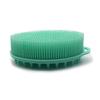 Silicone Body Brush, Exfoliating Body Scrubber, Silicone Body Scrubber Loofah, Silicone Bath Brush, Soft Exfoliating Body Bath Shower Scrubber Brush for Kids and Adults All Kinds of SkinGreen view 3