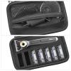 PAIYULE Travel Case Compatible with Gillette Heated Razor for Men, Starter Shave Kit Storage Holder for Blade Refills, Clipper Guards, Charging Dock and Accessories-Black(Box Only) view 3