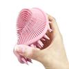 Pink Exfoliating Body Scrubber and Shower Brush - Soft Silicone Loofah for Kids and Adults - All Skin Types view 2