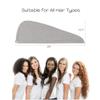 ROLSHOL Extra Large 4 Pack Microfiber Hair Towel Wrap for Women Super Absorbent & Quick Dry Hair Drying Towels with Button, Hair Turbans for Curly Hair Long & Short Hair - Anti-Frizz view 2