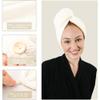ROLSHOL Extra Large 4 Pack Microfiber Hair Towel Wrap for Women Super Absorbent & Quick Dry Hair Drying Towels with Button, Hair Turbans for Curly Hair Long & Short Hair - Anti-Frizz view 4