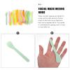 FRCOLOR 100pcs Mixed Color Facial Mask Spatulas Lightweight Cream Extract Tools for Skincare Masks and Beauty Application for Cream Serum and Peel Use view 3