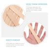 FOMIYES 20packs Wooden Tongue Depressors Mouth Sticks for Clinics Ergonomic Design Safe and Convenient for Medical Use view 3