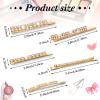 15 Pieces Rhinestone Hair Clips Metal Rhinestone Hair Pins Clear Crystal Bobby Pins for Women Luxury Hair Barrettes Bling Hair Pins Hair Accessories for Party Wedding Daily(Gold) view 2