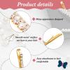 15 Pieces Rhinestone Hair Clips Metal Rhinestone Hair Pins Clear Crystal Bobby Pins for Women Luxury Hair Barrettes Bling Hair Pins Hair Accessories for Party Wedding Daily(Gold) view 3