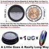 GA&EN Nail Glitter 2 Jars Holographic Nail Powder Fine Rainbow Holo Mermaid Unicorn Mirror Laser Effect Multi Chrome Manicure Pigment Glitter Dust + 6PCS Sponge Tools for Salon Home Nail Art DIY Decor view 3
