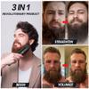 Cordless Beard Straightener, 3-in-1 Cordless Beard Straightening Comb - Brush for Men. view 2