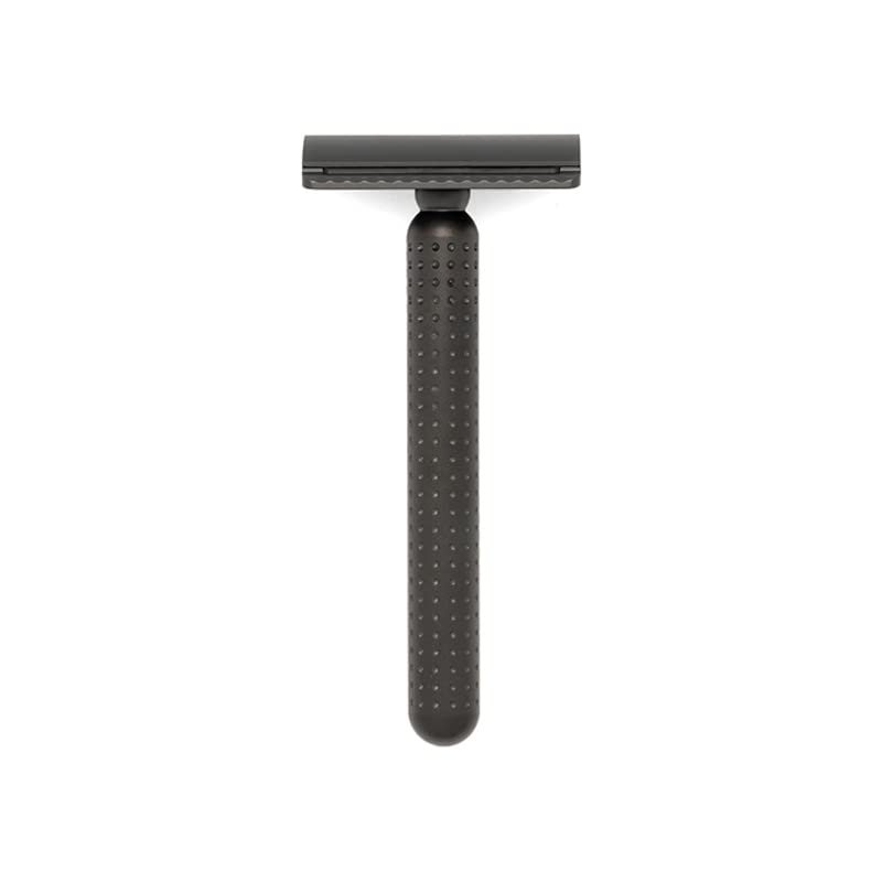 TATARA Masamune Double Edge Safety Razor for Men - Premium Stainless Steel With Stylish Matte Finish - Eco-Friendly Double Sided Shaver for Smooth, Close Shave (Closed Comb, Dark)