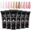 modelones Poly Extension Gel Kit for Nail 6 Colors Pink Nude Collection view 1