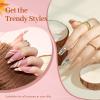 modelones Poly Extension Gel Kit for Nail 6 Colors Pink Nude Collection view 4