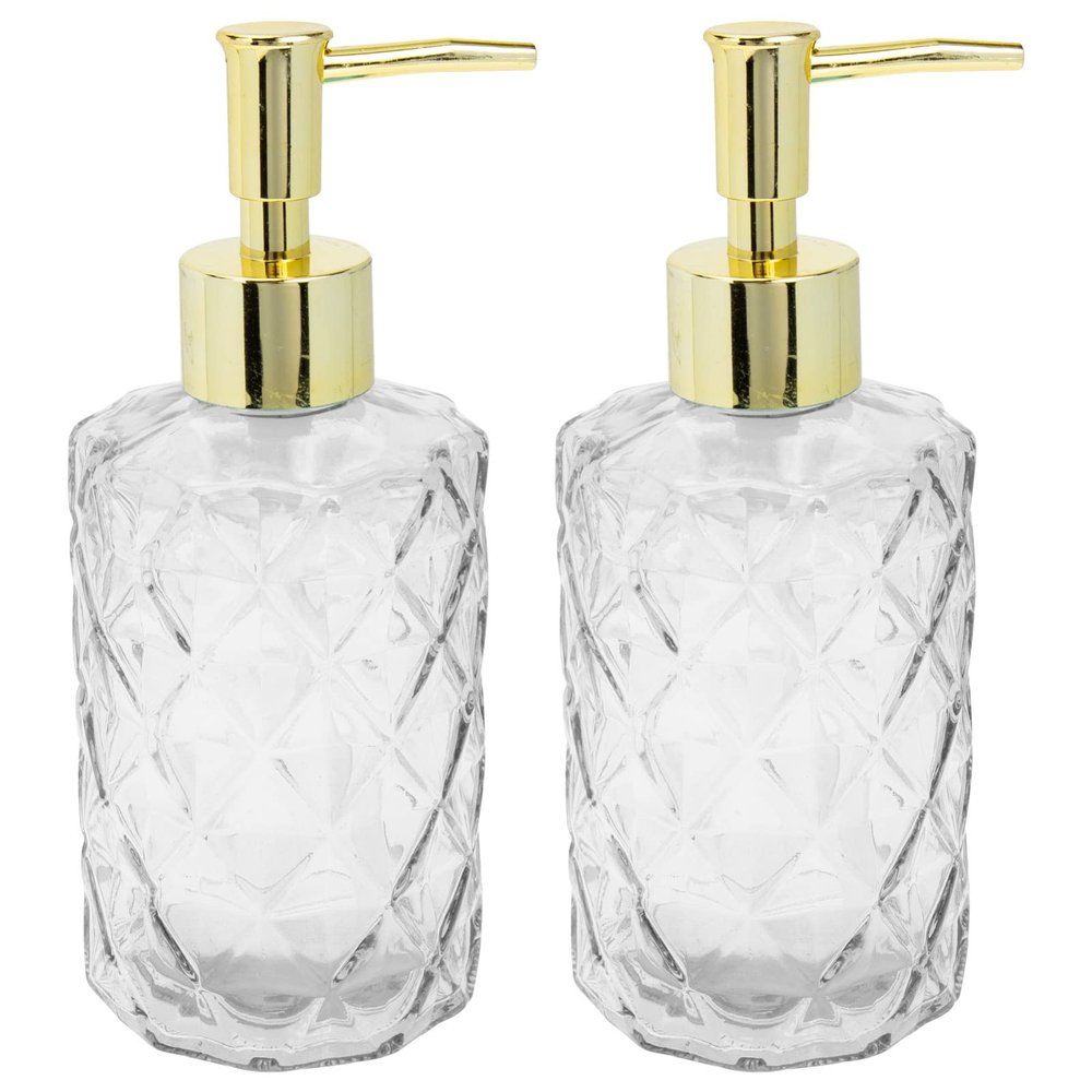 Zerodeko 2pcs Press-Type Lotion Bottles for Shower Supplies Transparent Storage Containers for Shampoo Wash and Lightweight Design