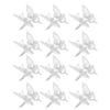 Beaupretty 12pcs Metallic Hollow Butterflies Hair Clips Butterfly Hairpins for Women Lightweight and Hair Barrettes for Parties and Everyday Use view 1