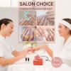 Maryton Mini Nail Buffer Blocks - 80/100 Grit Professional Salon Orange Buffers - Buff Nails Prior to Application of Gel Polish, Acrylic, 50 Count view 3