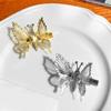 Beaupretty 12pcs Metal Butterfly Hair Clip Hair Clips for s for Bows Silver Headpiece Girls Hair s Bow Butterflies Cute Butterfly Zinc Alloy Miss Will Move view 2