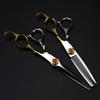 Professional Hair Cutting Shears, Professional Japan 440c steel 6 inch scissor Snake handle hair scissors haircut thinning barber hair cutting shears hairdressing scissors (Color : Set) view 1