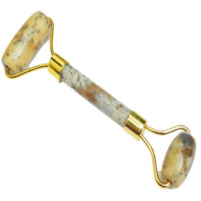 Natural Dendrite opal Face roller massager