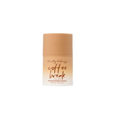 Beauty Bakerie Coffee Break AHA + BHA Exfoliating Facial, Skin Care Products for Healthy, Glowing Skin, Face Exfoliator with Refreshing Formula, Exfoliant & Skincare Essential, 1.7 fl oz.