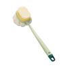 Healeved Bath Sponge Shower Brush Exfoliating Back Scrubber Bath Body Sponge Bath Scrub Loofah Sponge Back Exfoliating Brush Washer Exfoliator with Handle for Men Women Green Bath Sponge Shower Brush view 1