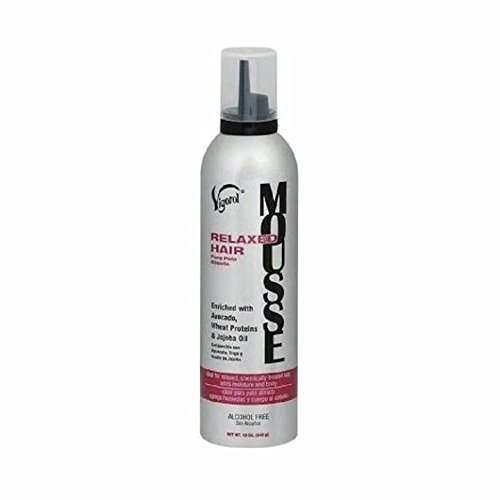 3 set - Vigorol Relaxed Hair Mousse, 12 Ounce