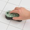 2-Pack Heavy Duty Scrub Brushes for Kitchen & Bathroom  Ergonomic Handheld Cleaning Brush with Printed Design  Medium Bristles for Tile, Grout, Sink, and Tub view 3