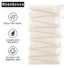 MOONQUEEN Microfiber Facial Cloths Fast Drying Washcloth 12 Pack - Premium Soft Makeup Remover Cloths - Cream view 4