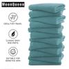 MOONQUEEN Microfiber Facial Cloths Fast Drying Washcloth 12 Pack - Premium Soft Makeup Remover Cloths - Teal view 4
