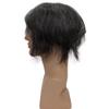 Lishy Toupee for Men European Real Human Hair Replacement Systems Men Hairpieces Fino Mono Lace Center Thicker Skin PU Hair Piece for Man Wigs 8x10 Inches 1B Mixed 30% Grey White Hair view 4